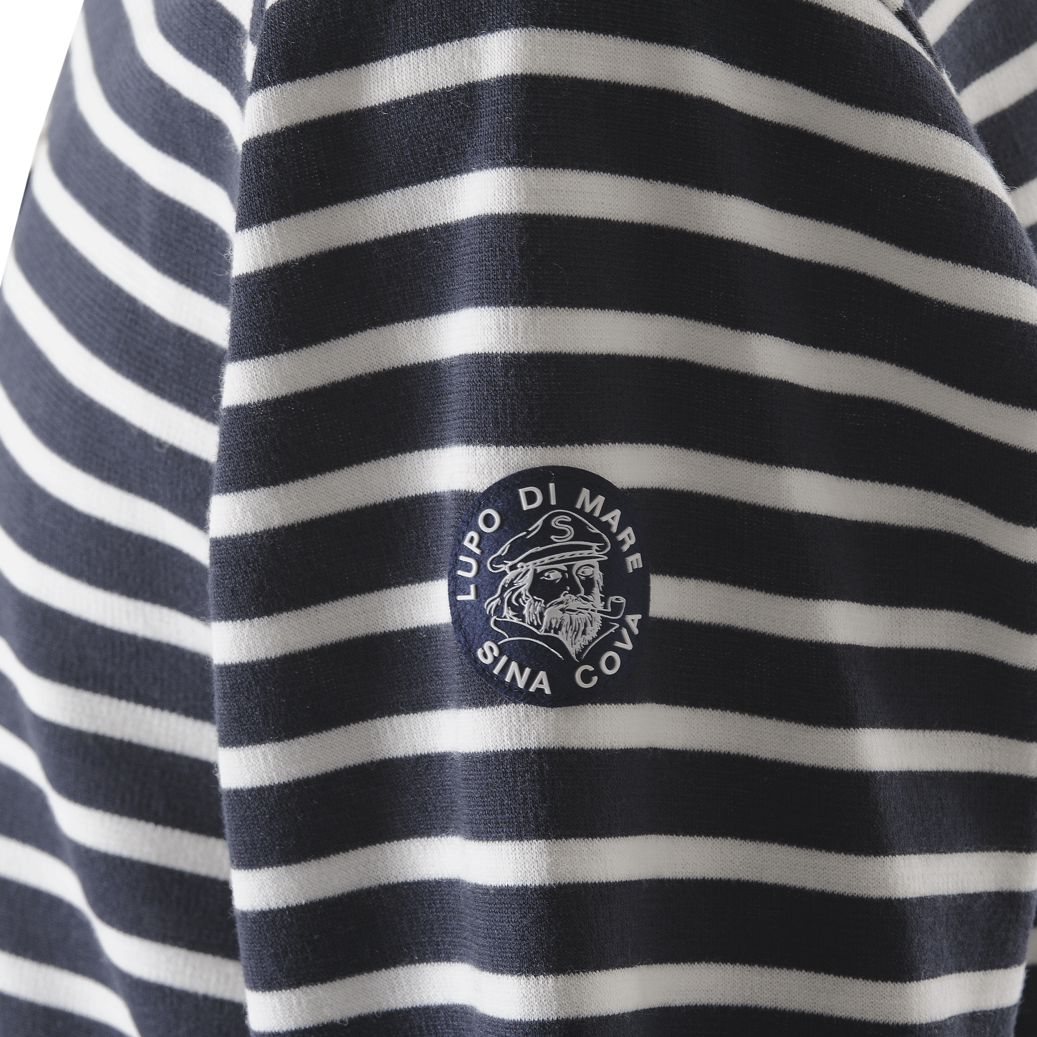 タートルネック長袖ボーダーTシャツ ユニセックス(男女兼用)  23250050