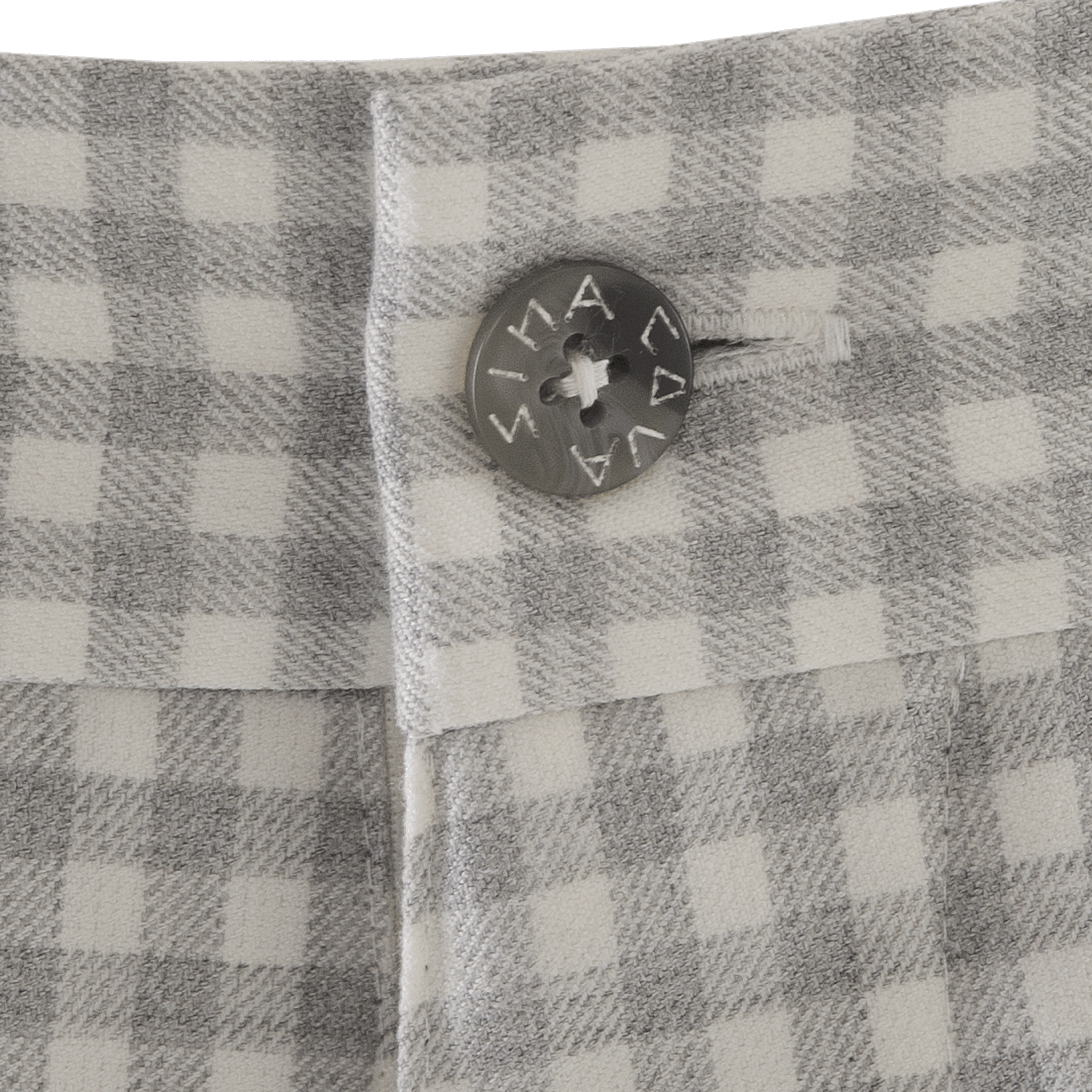 ギンガムチェック ノータックパンツ 23255010