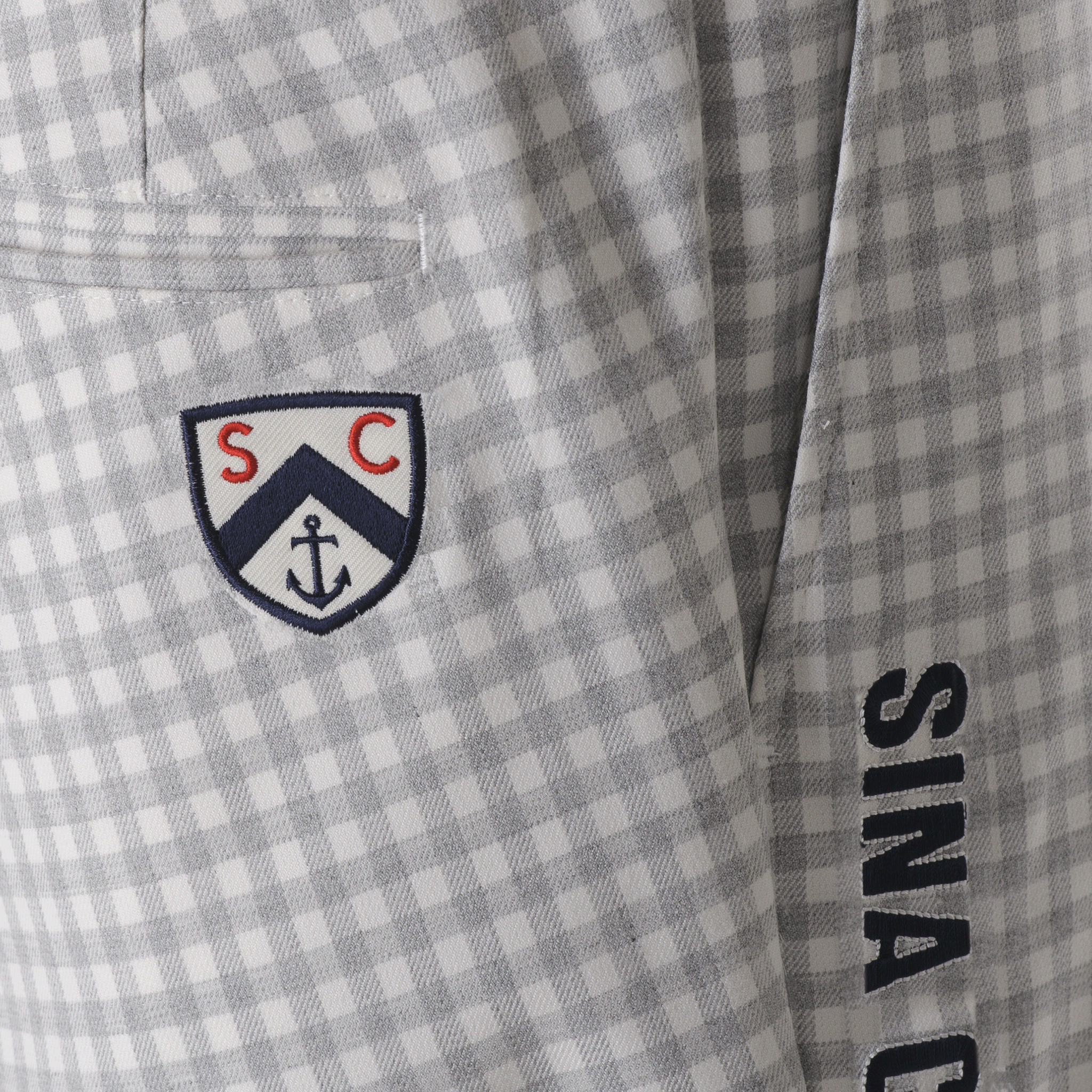 ギンガムチェック ノータックパンツ 23255010