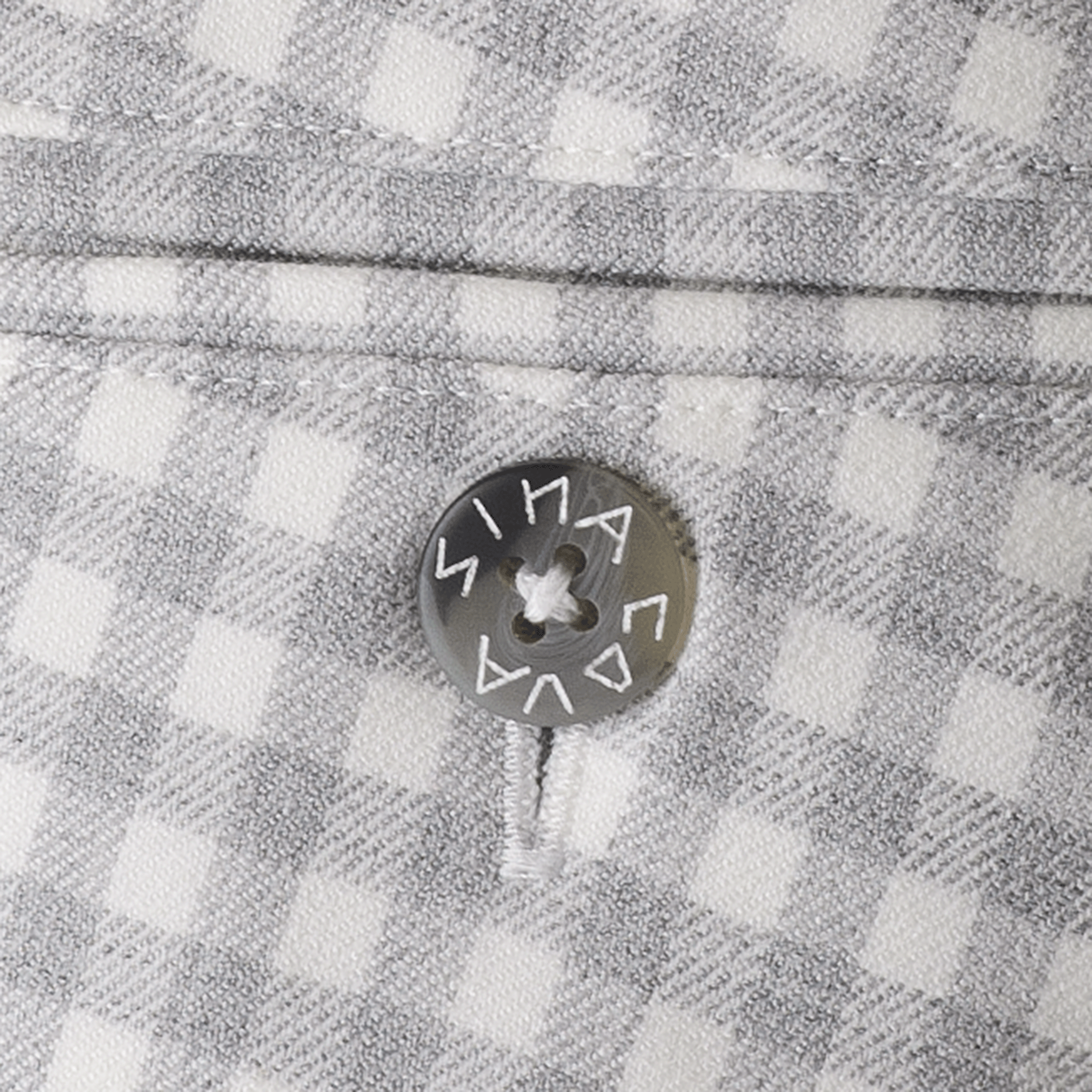 ギンガムチェック ノータックパンツ 23255010