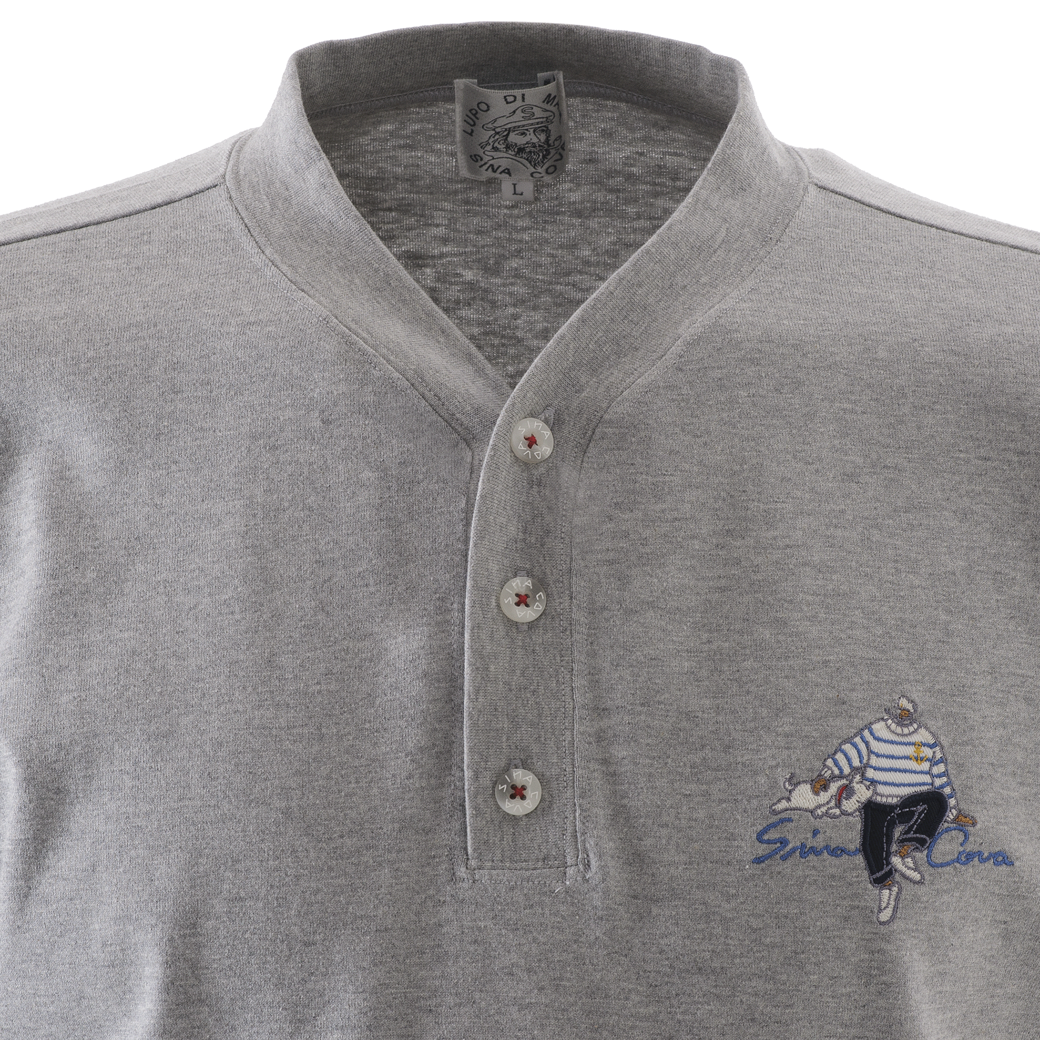 ヘンリーネック長袖Tシャツ 23220010