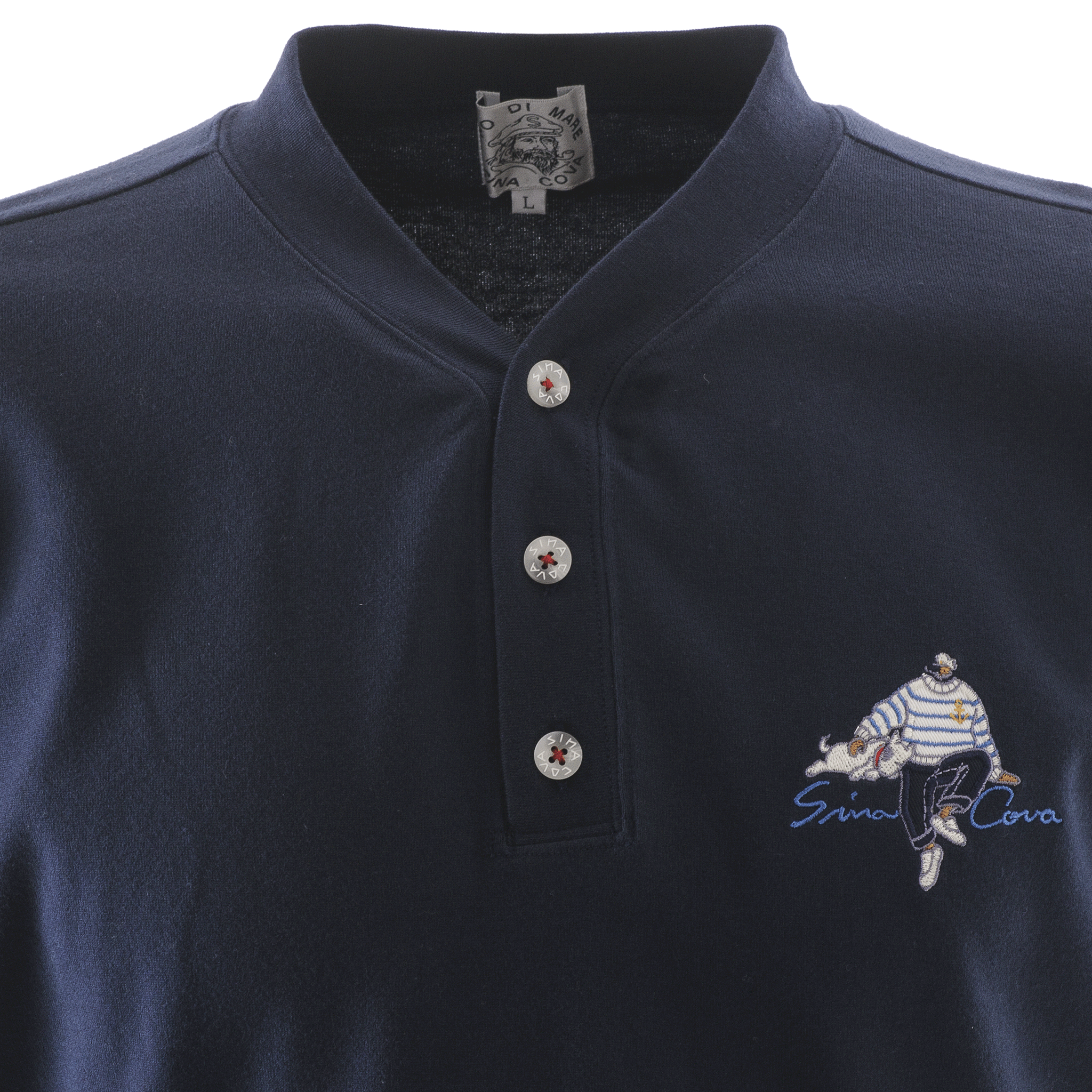 【公式】シナコバ (SINA COVA) ヘンリーネック 長袖Tシャツ 23220010
