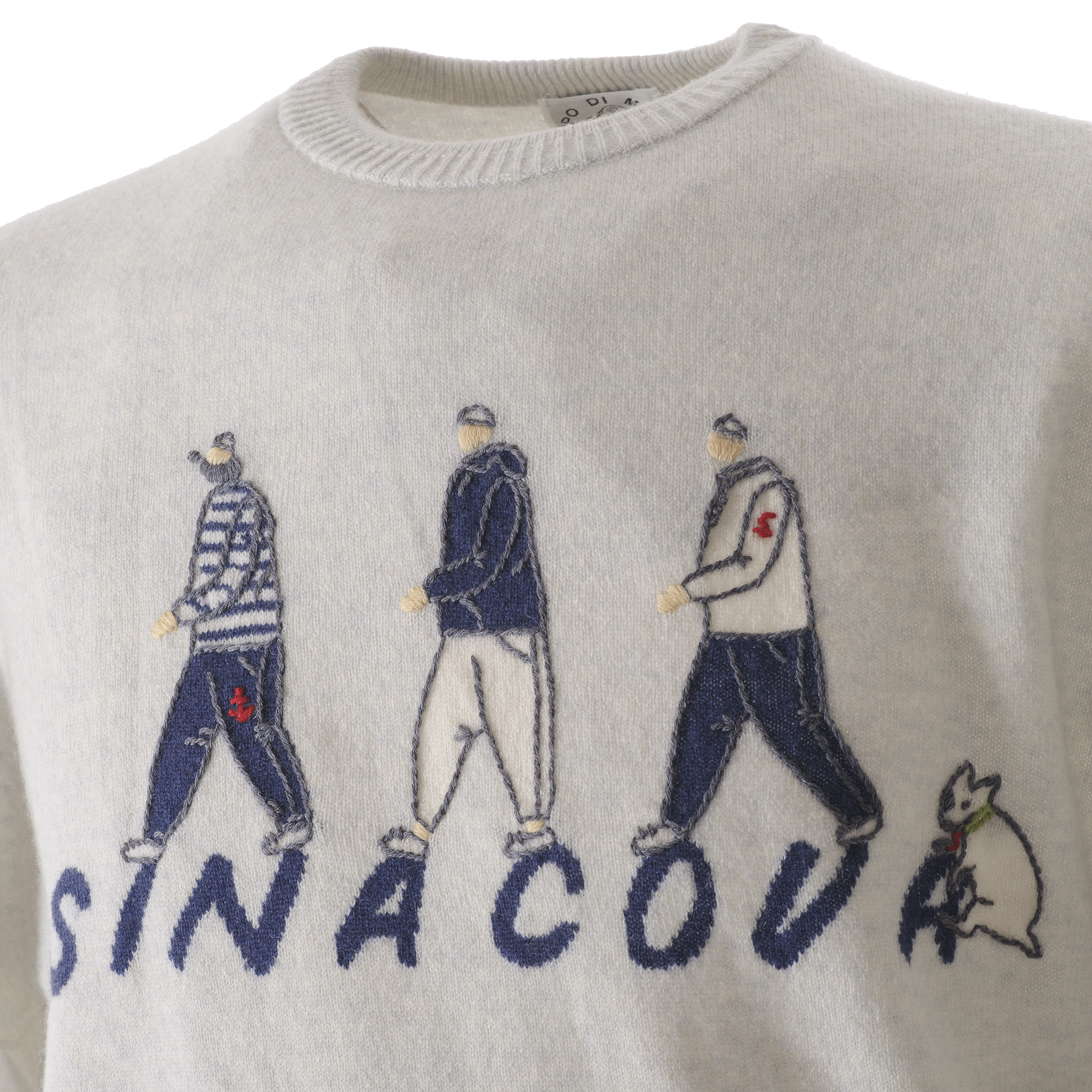 クルーネックセーター カシミヤ100% 23222030