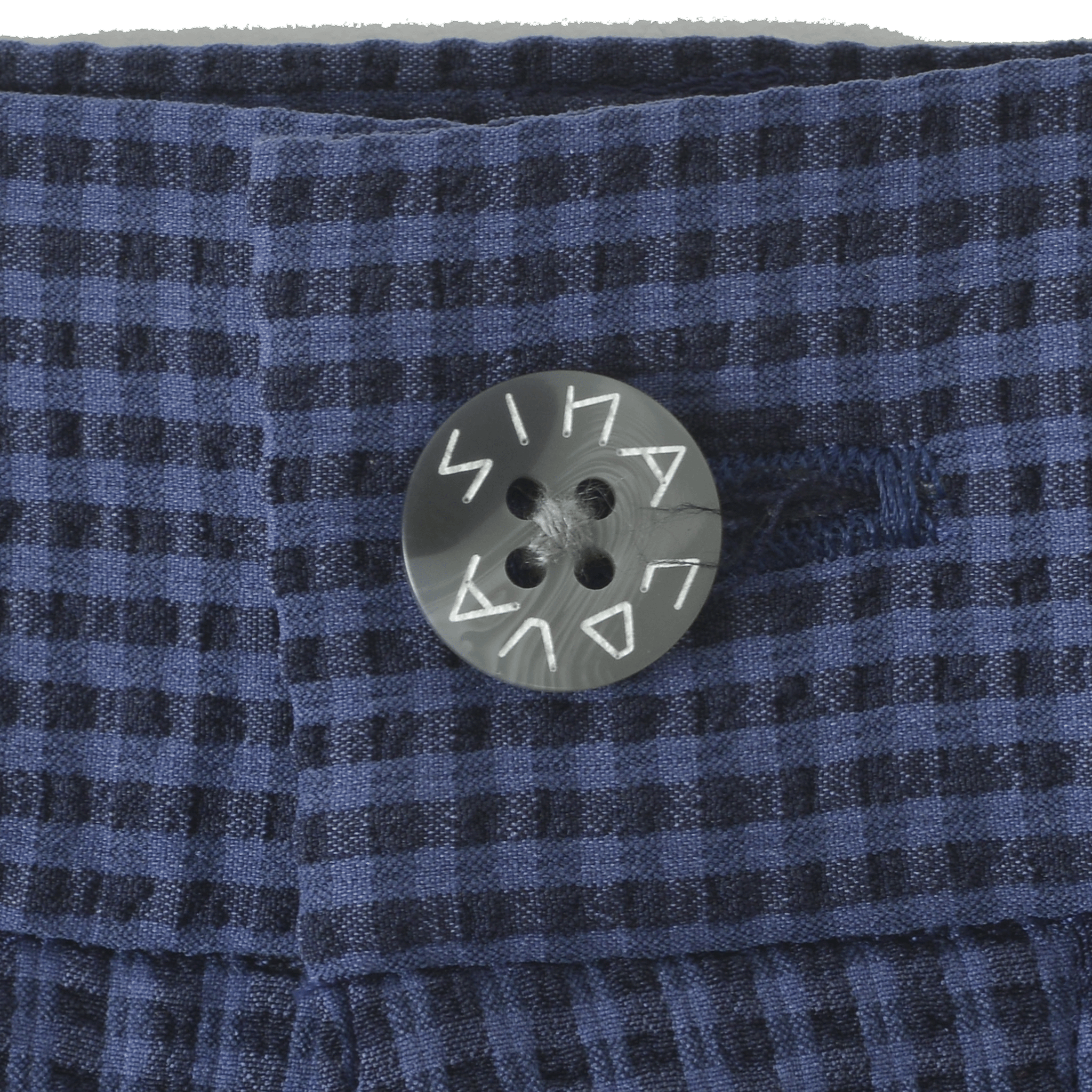 ギンガムチェック柄ノータックパンツ 24155040