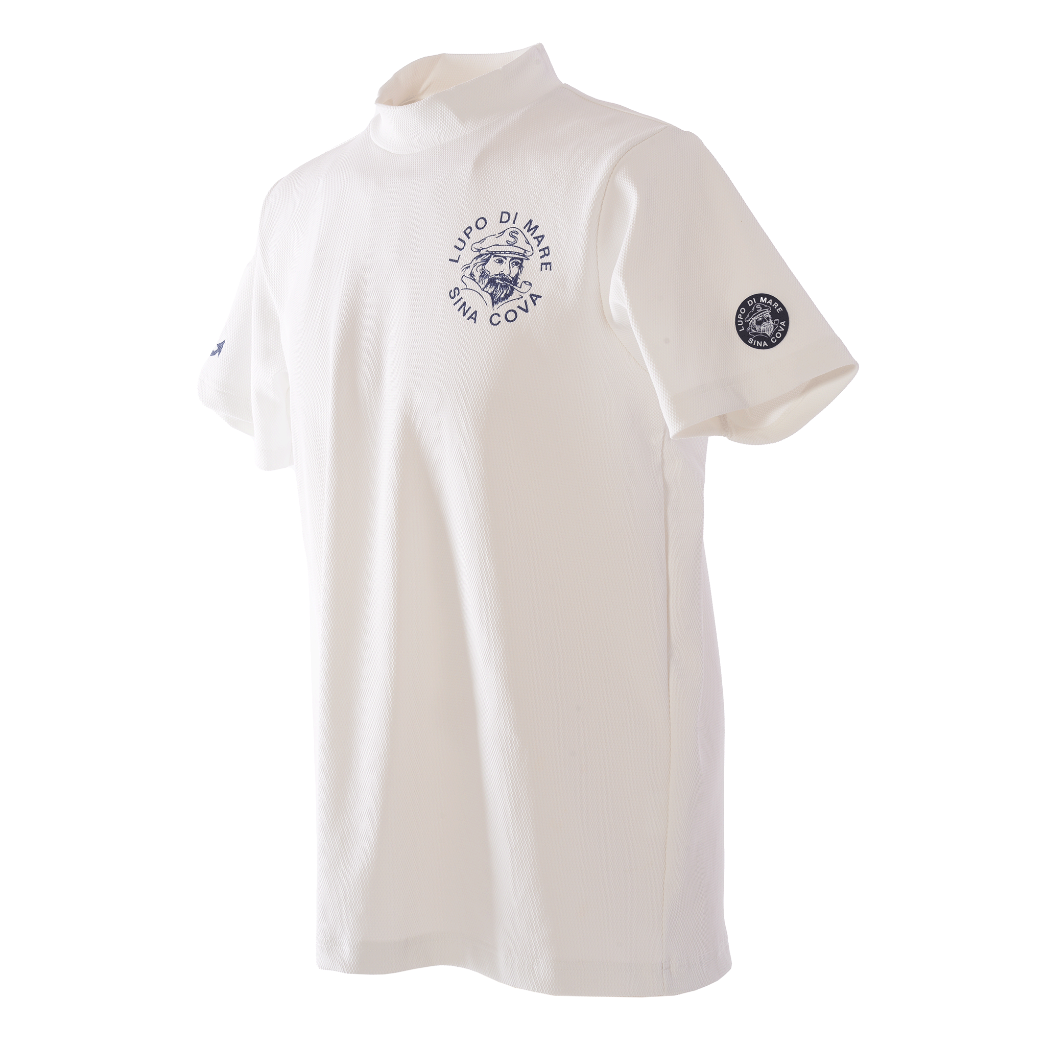ハイネックTシャツ(バックプリント) 25150520