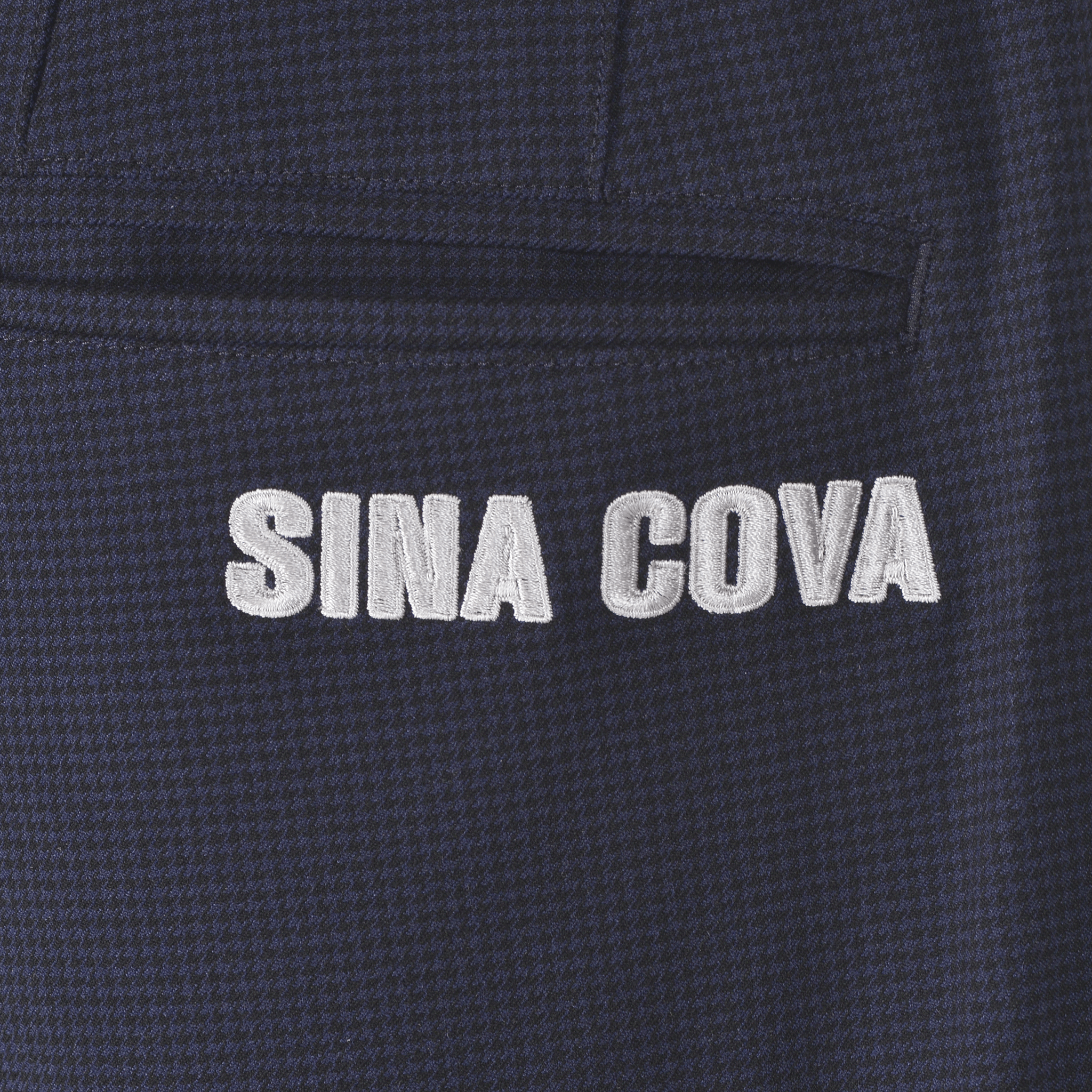 【公式】シナコバ(SINA COVA)チェック柄 ノータックパンツ 24255020