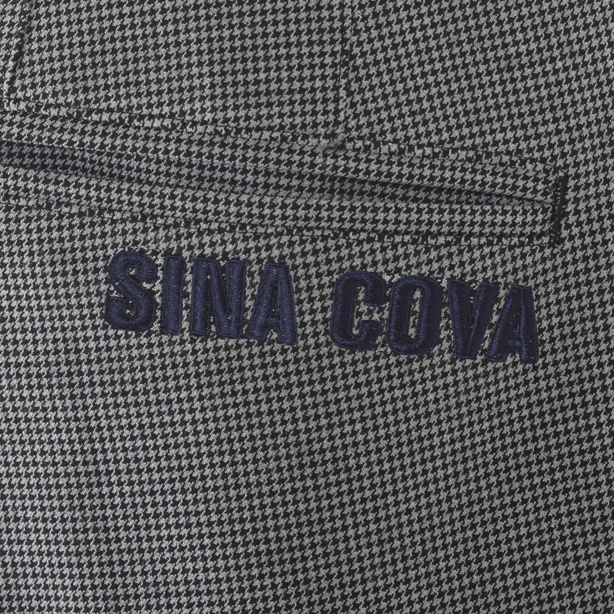 【公式】シナコバ(SINA COVA)チェック柄 ノータックパンツ 24255020