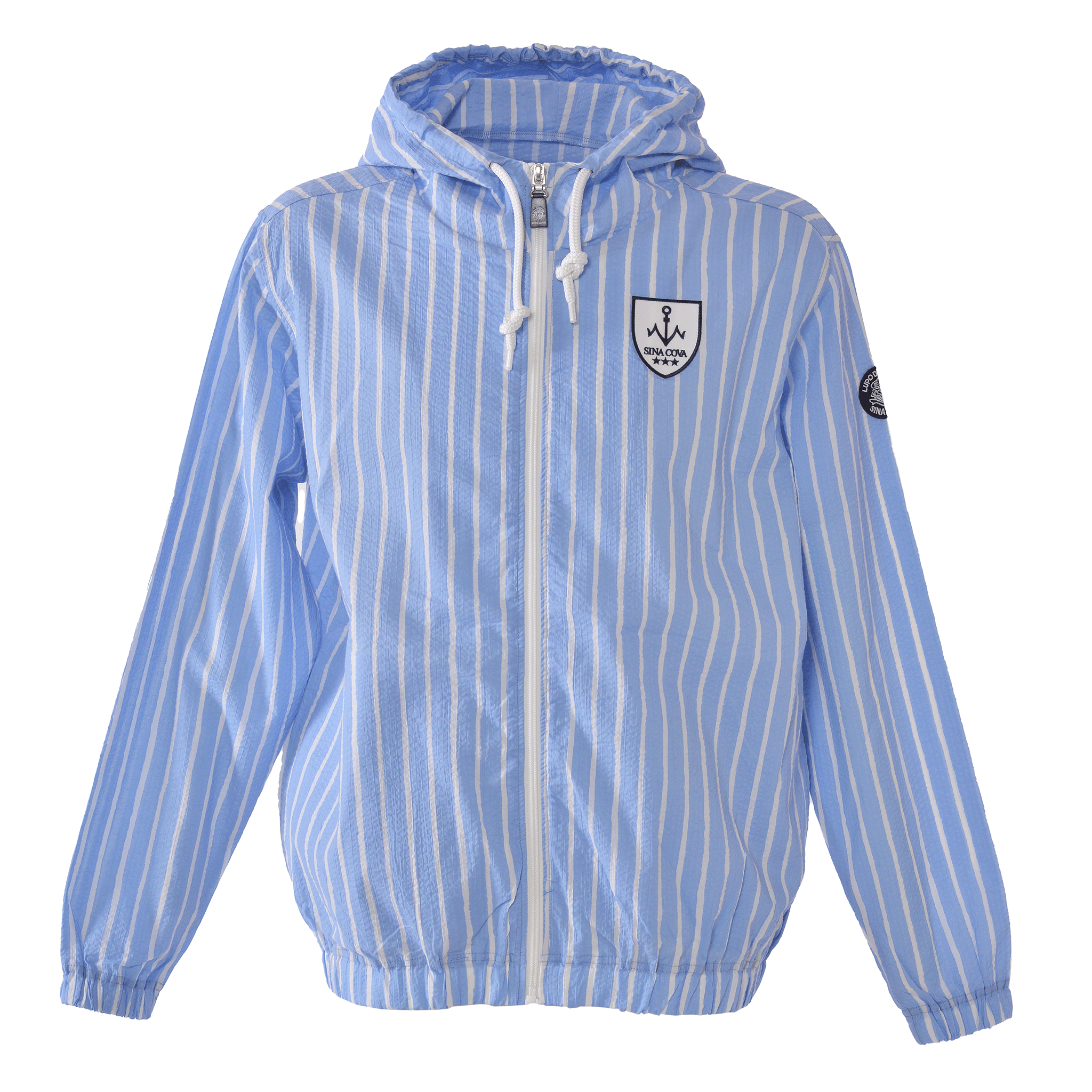 Zip-up shirt hoodie 26133040