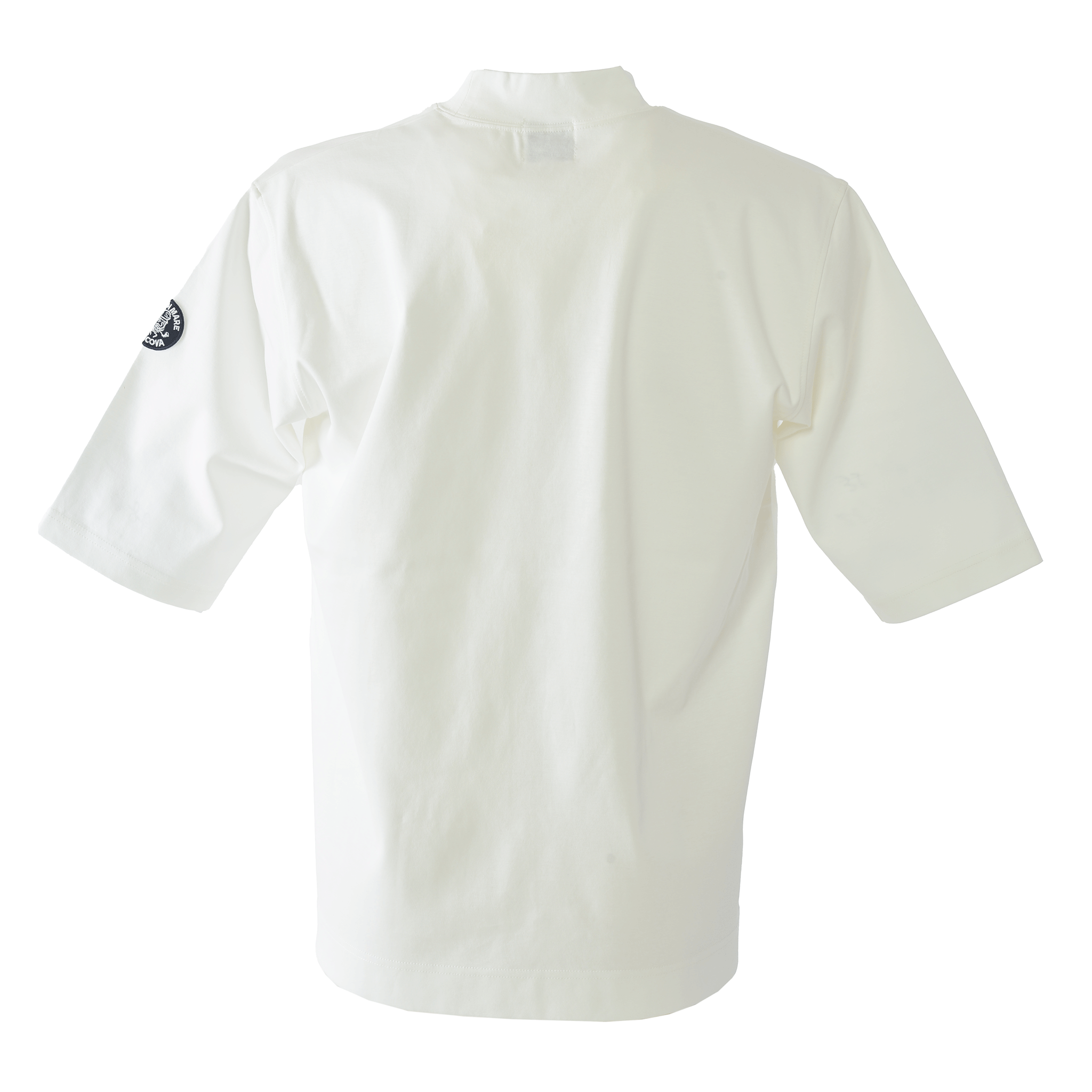 5分袖モックネックTシャツ 26130510