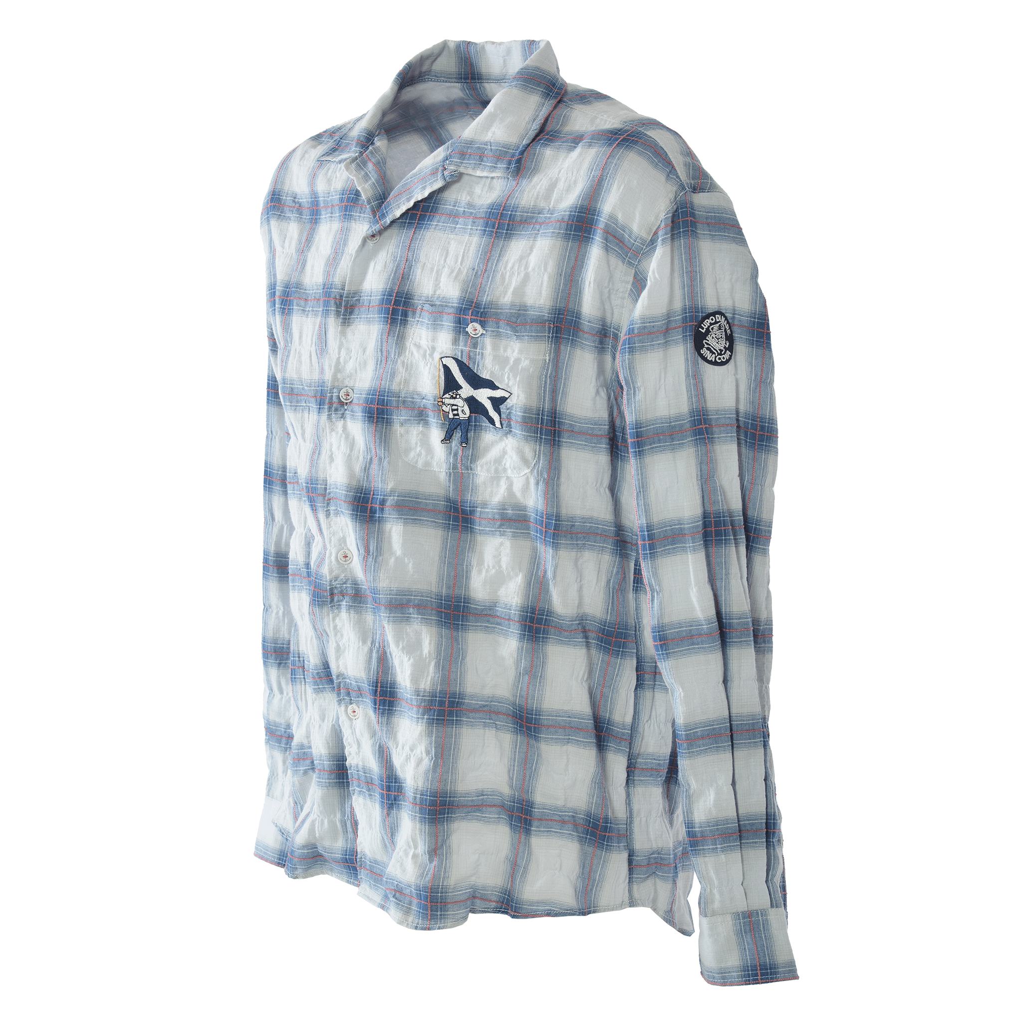 Long-sleeved open-collar shirt 26124030