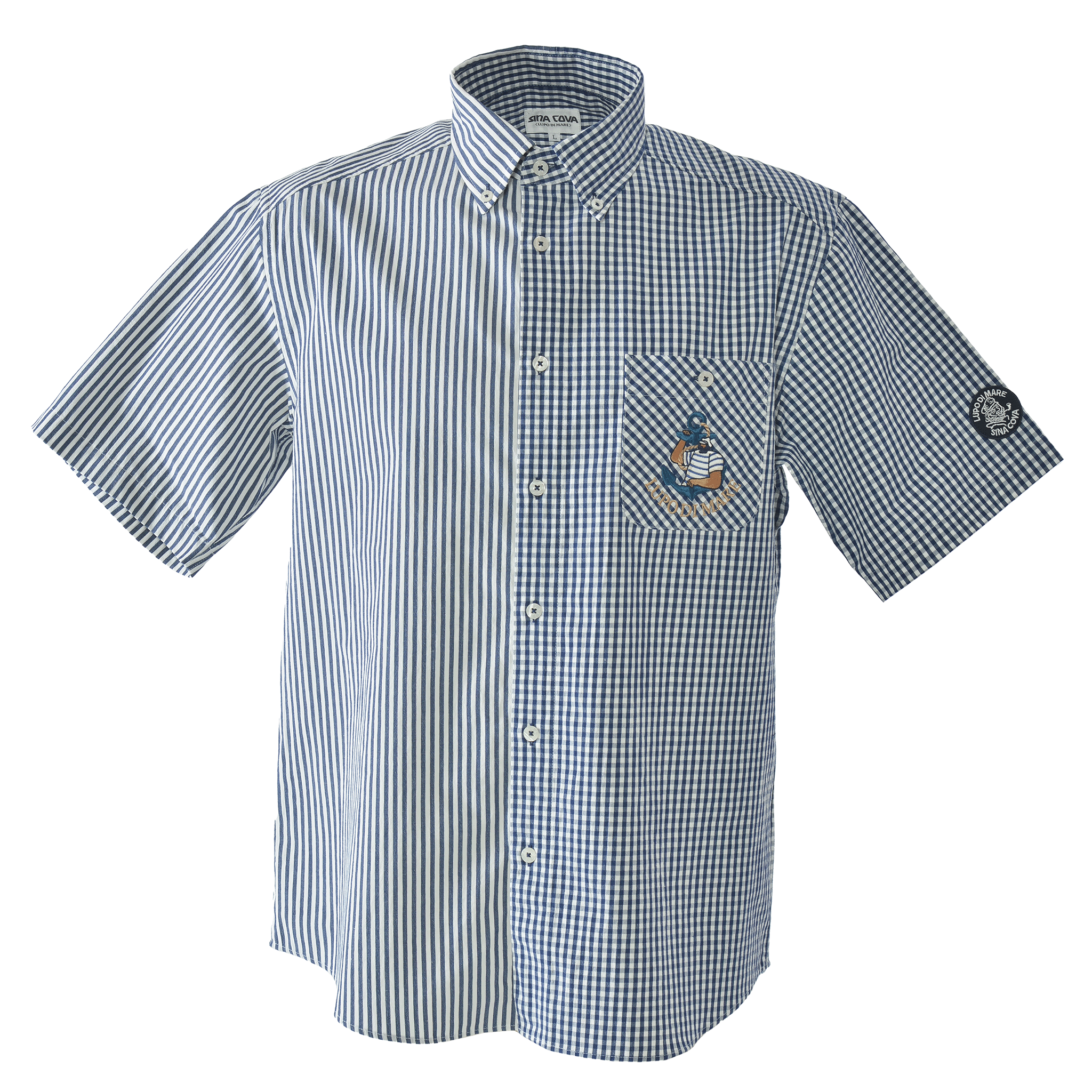Short-sleeved button-down shirt 26124510