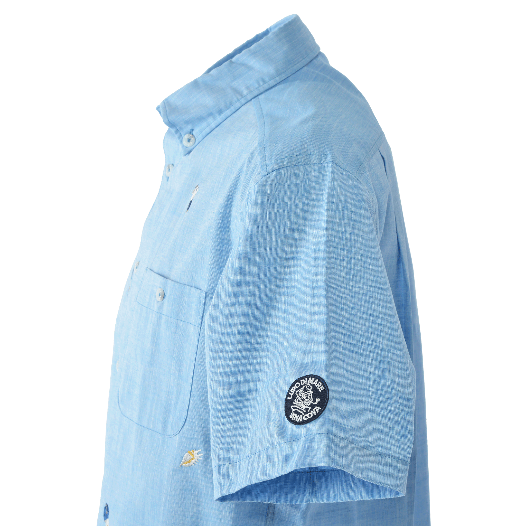 Short-sleeved button-down shirt 26124550