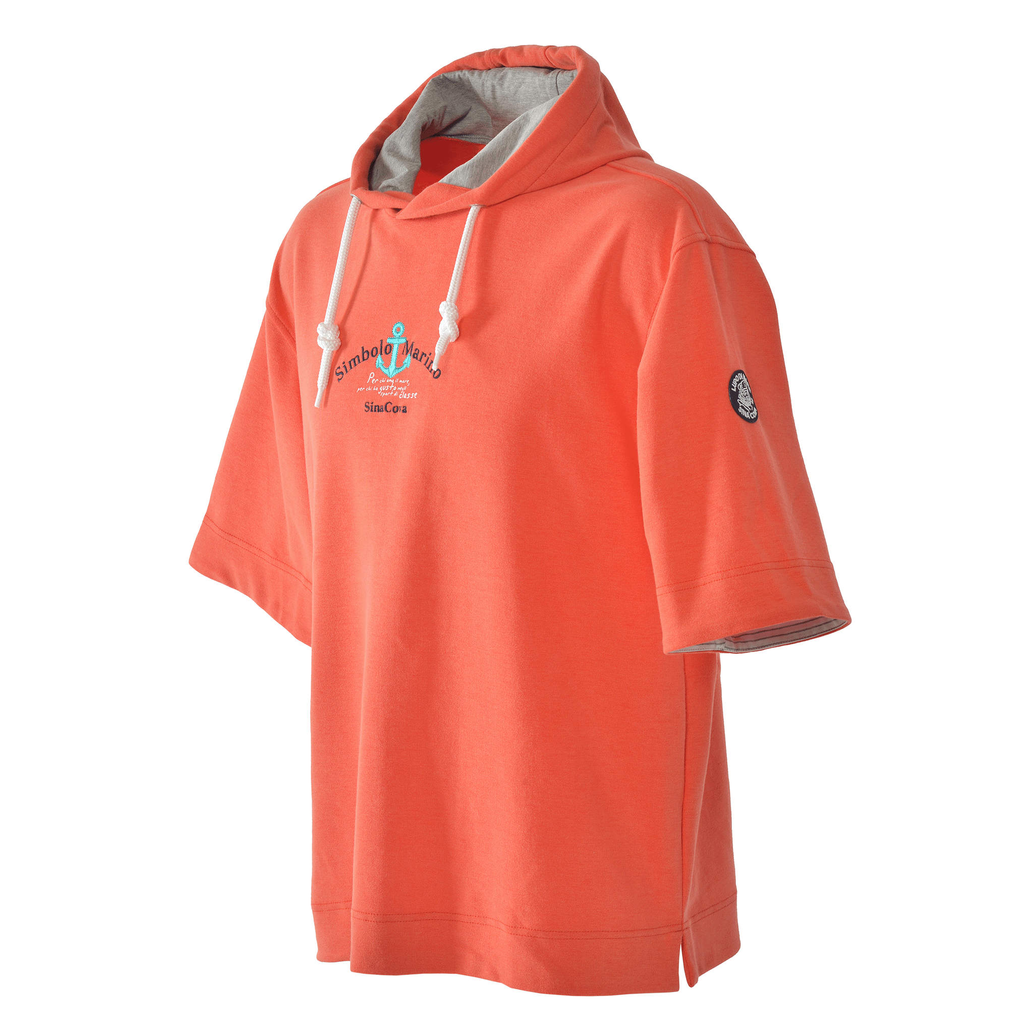 5分袖パーカー 26110520