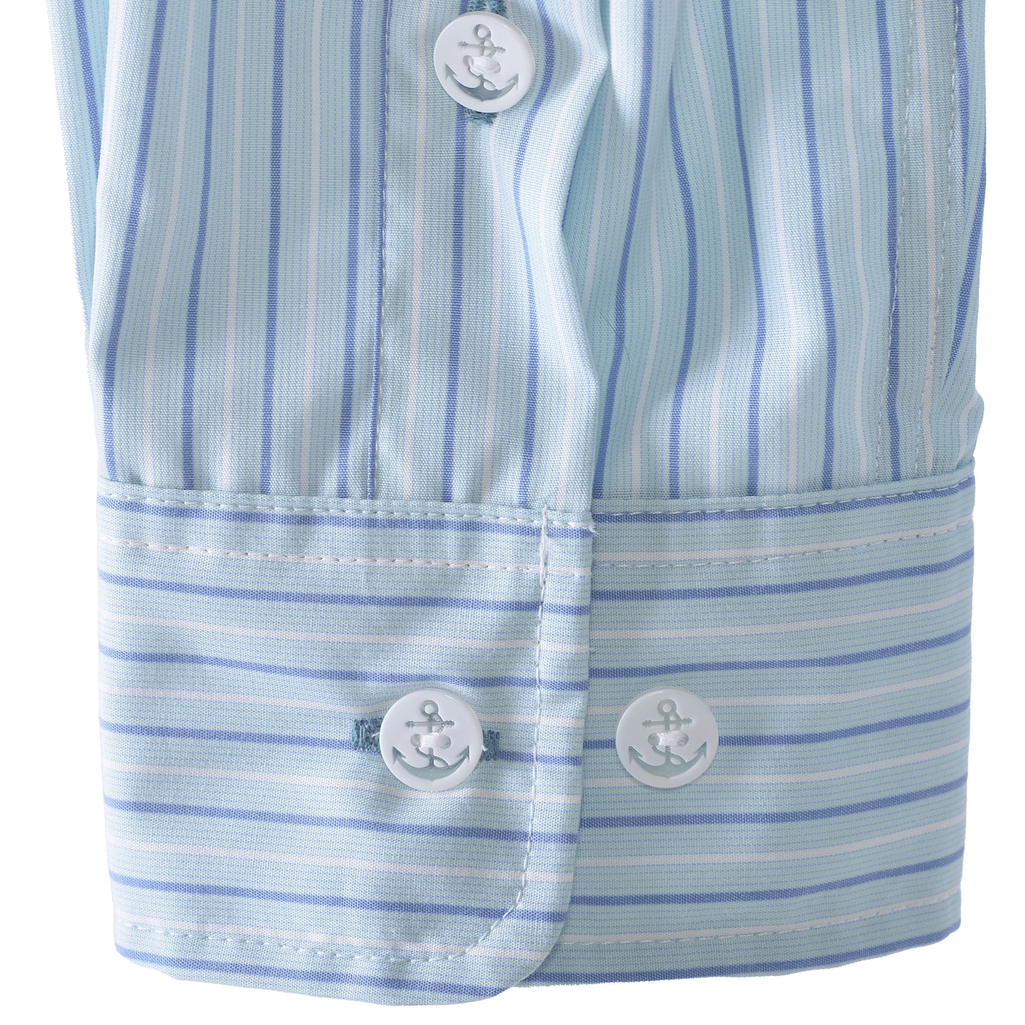 ストライプ柄長袖ボタンダウンシャツ 25224030