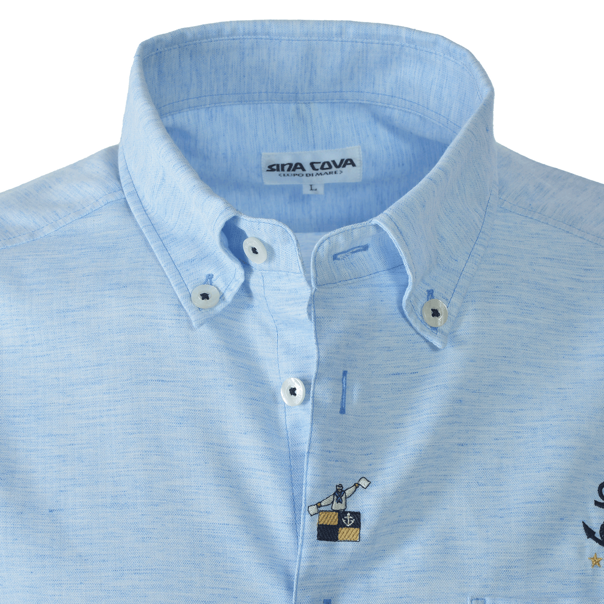 Long-sleeved button-down shirt 26214010