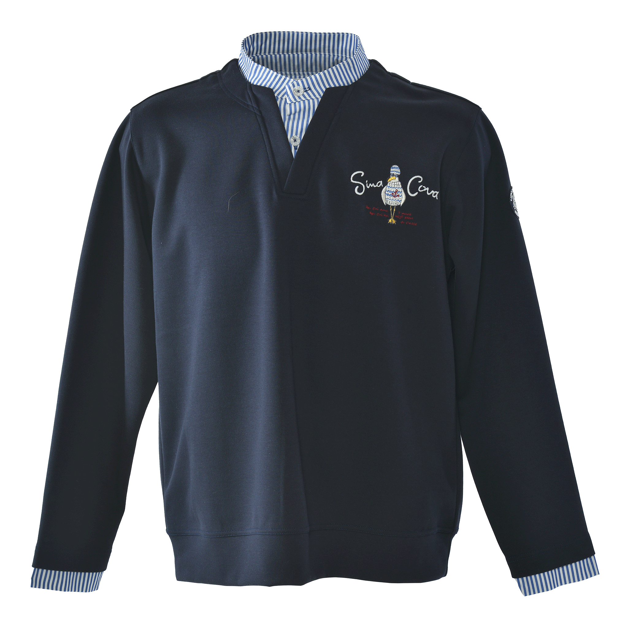 Layered-Look Pullover Unisex 26210030