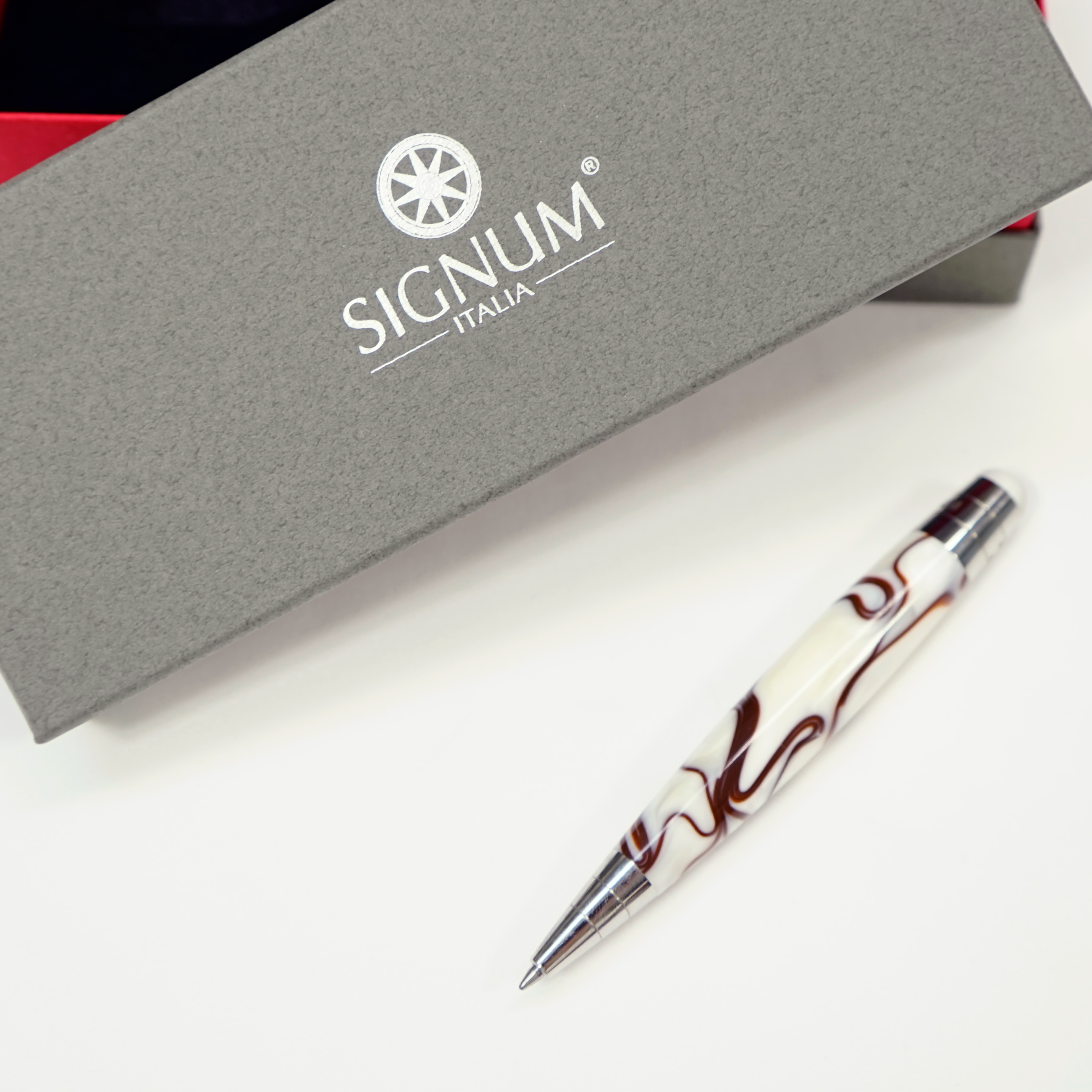 【SIGNUM ノーバミニ】 ボールペン マーブル(アボーリオ 白)57002270