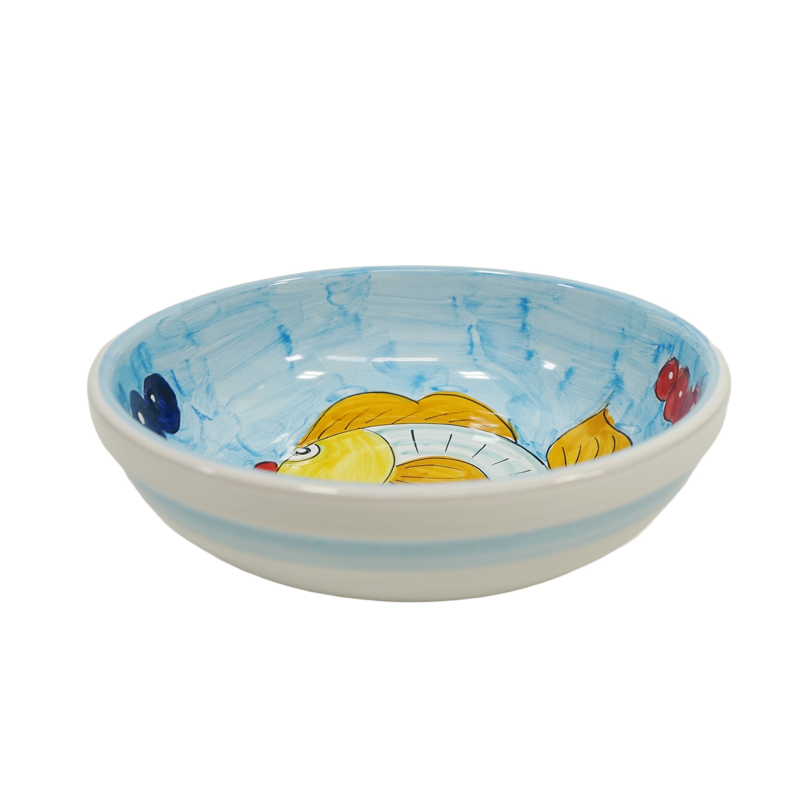 食器 ボウル 生き物×魚柄 18cm 57003090