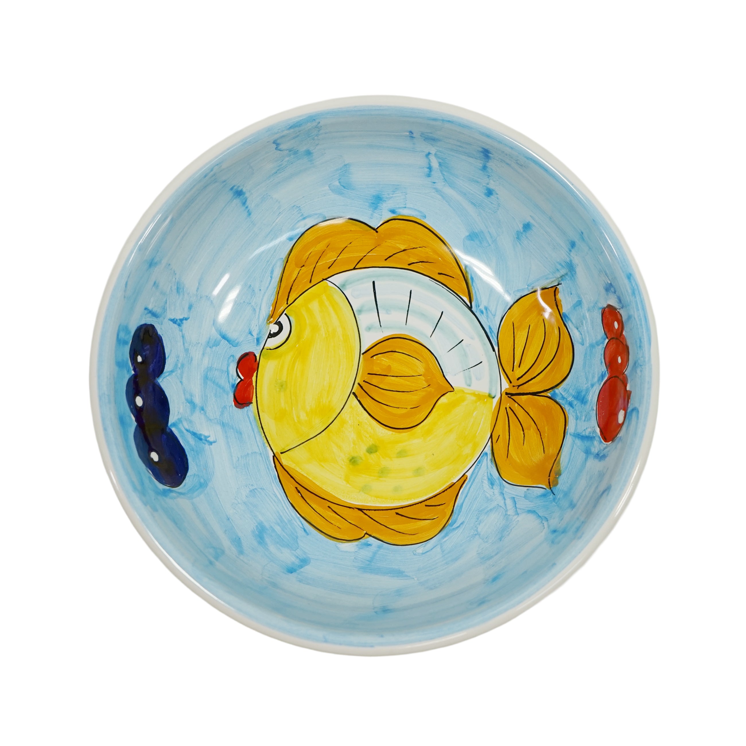 食器 ボウル 生き物×魚柄 18cm 57003090