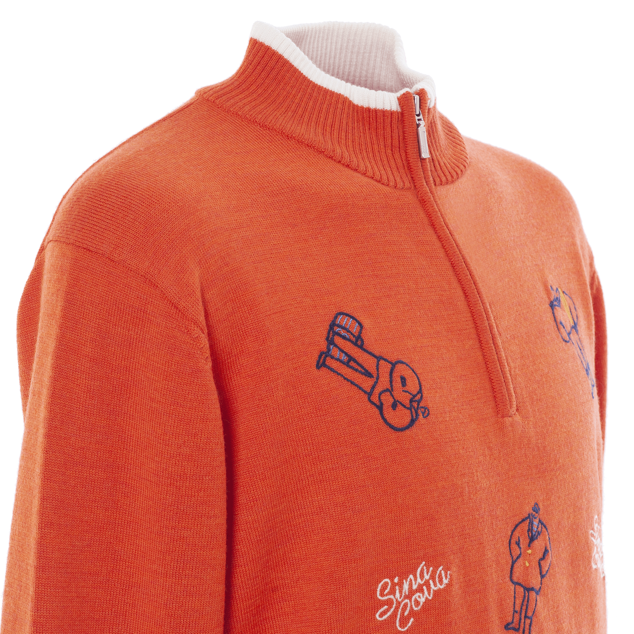 【アウトレット】 ハーフZIP セーター 22222010