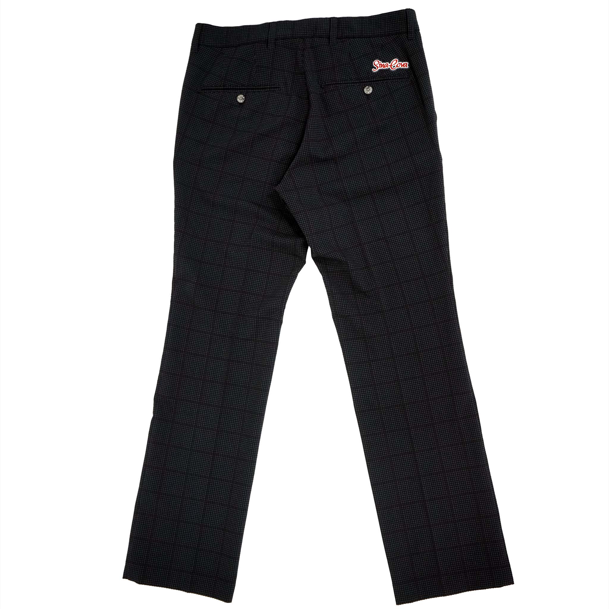 千鳥チェック柄ノータックパンツ 22155020