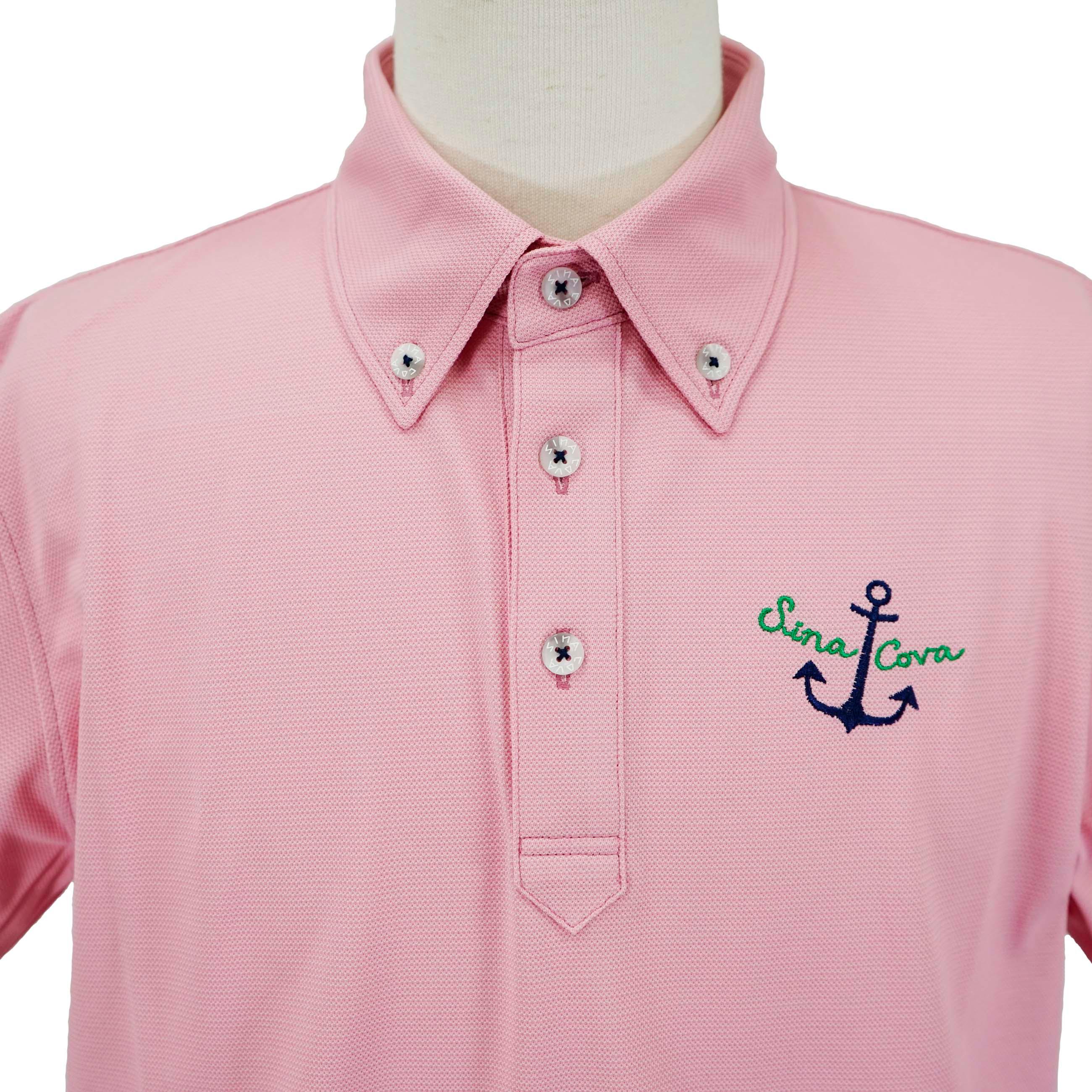 5分袖ボタンダウンポロシャツ 22110510 - SINA COVA