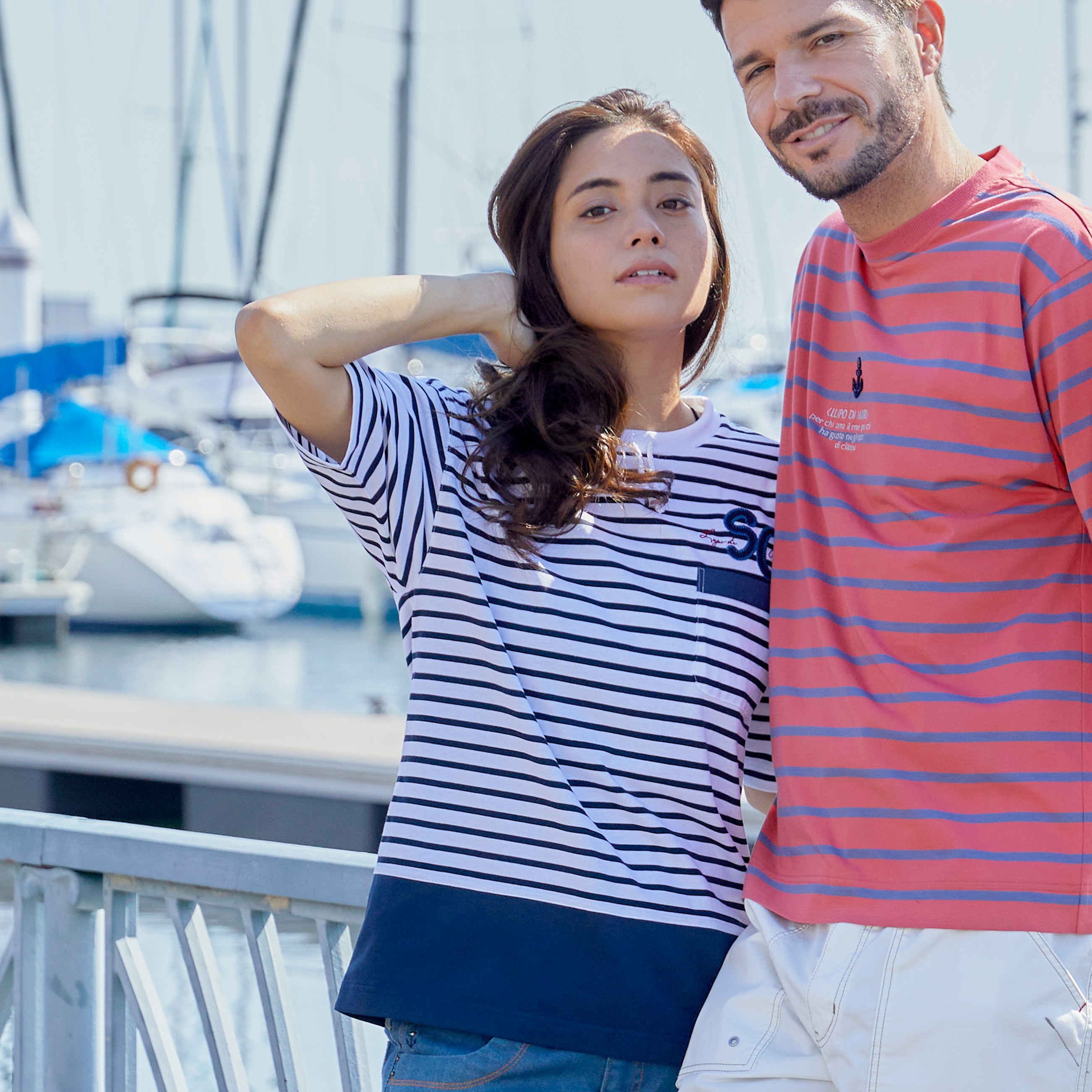[Official] SINA COVA Striped Short Sleeve T-Shirt 24110540