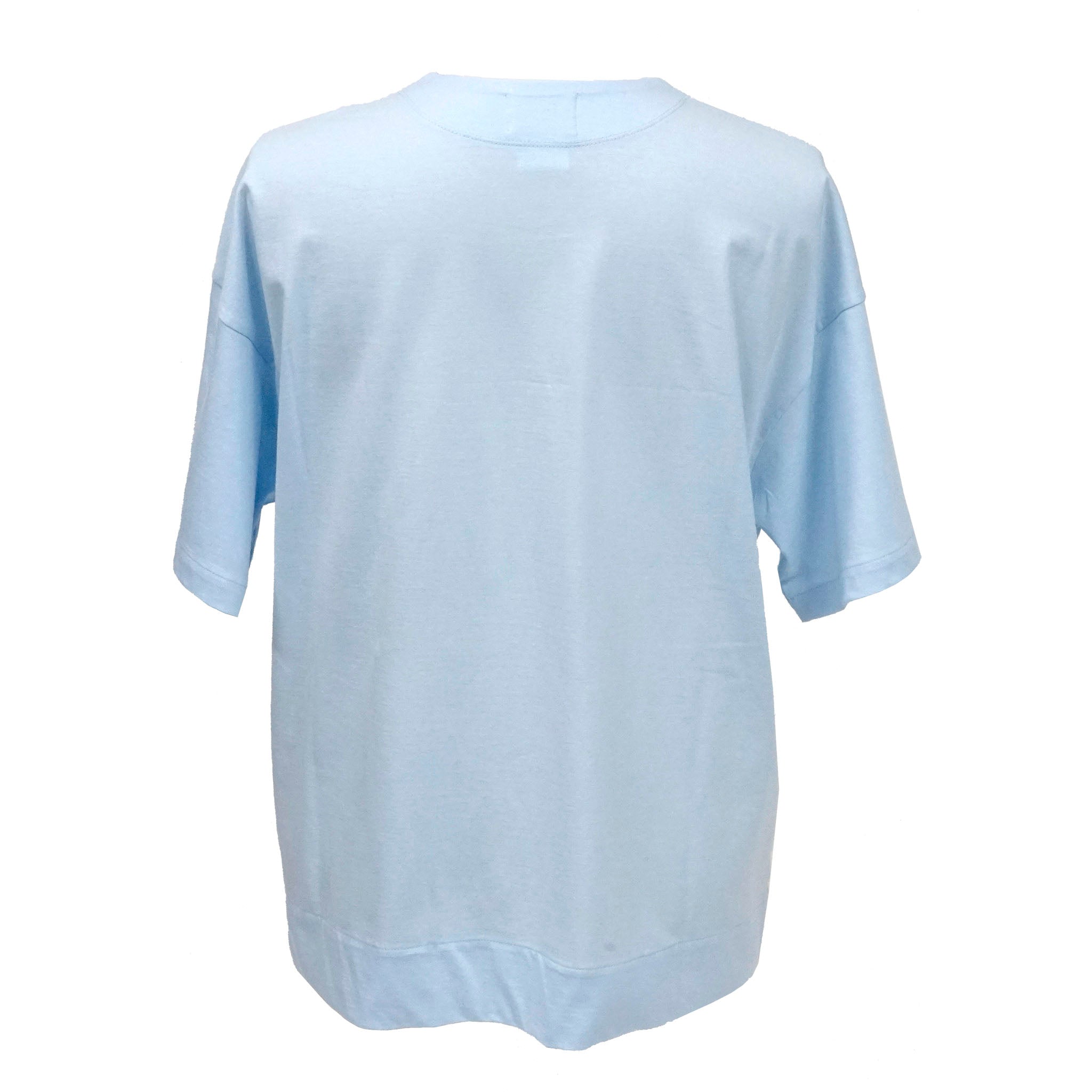 Ladies Short Sleeve Wide T -shirt 22180520