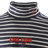 [Official] SINA COVA Turtleneck Long Sleeve Striped T-Shirt Unisex (Unisex) 23250050