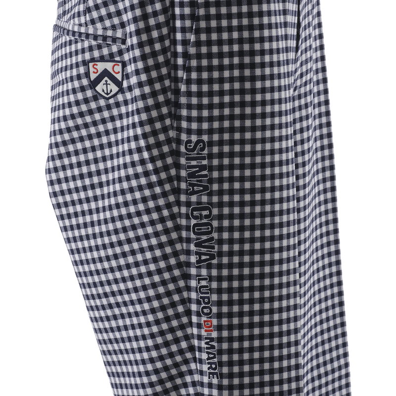 [Official] SINA COVA Gingham Check No-Tuck Pants 23255010