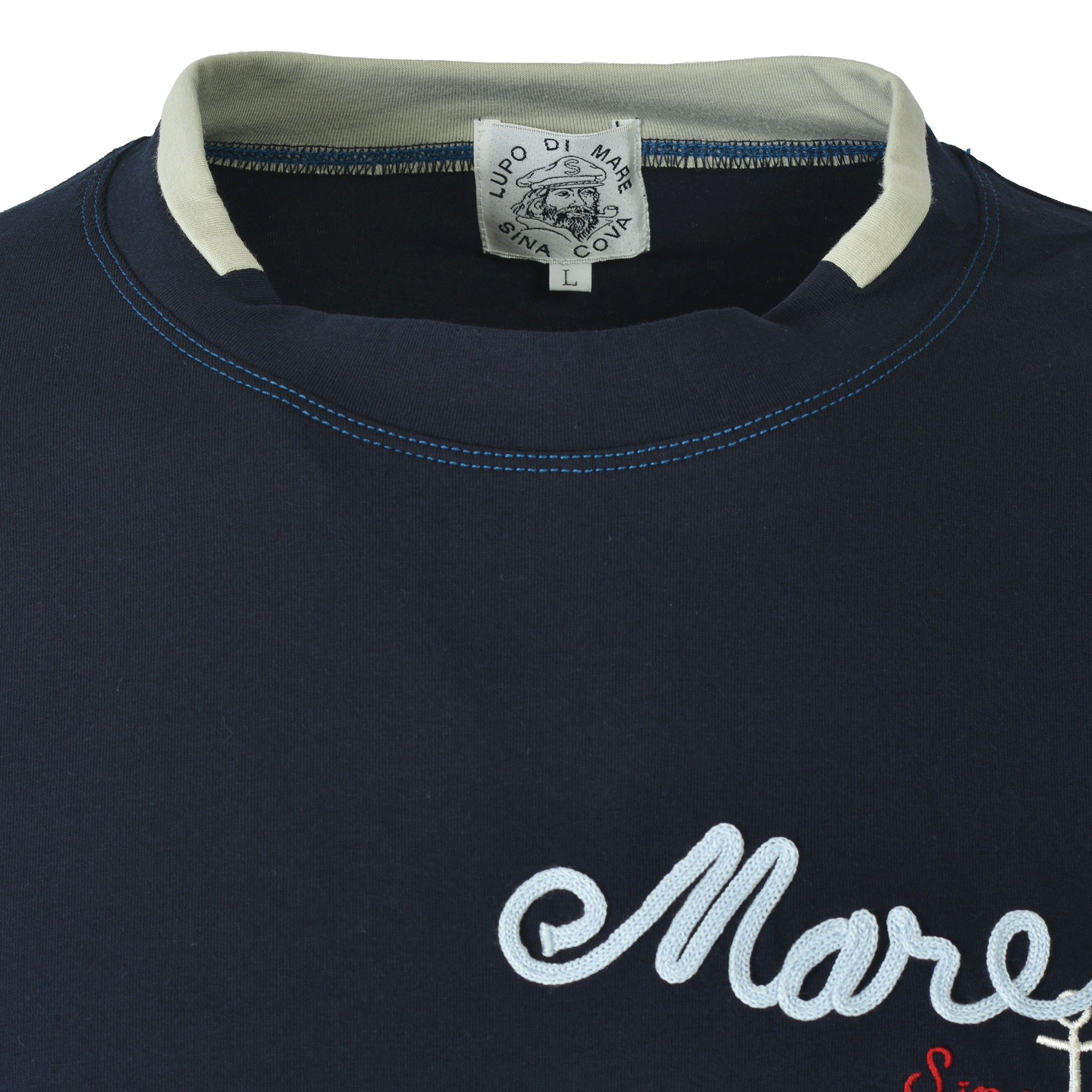 Mock neck long sleeve T-shirt 26110020