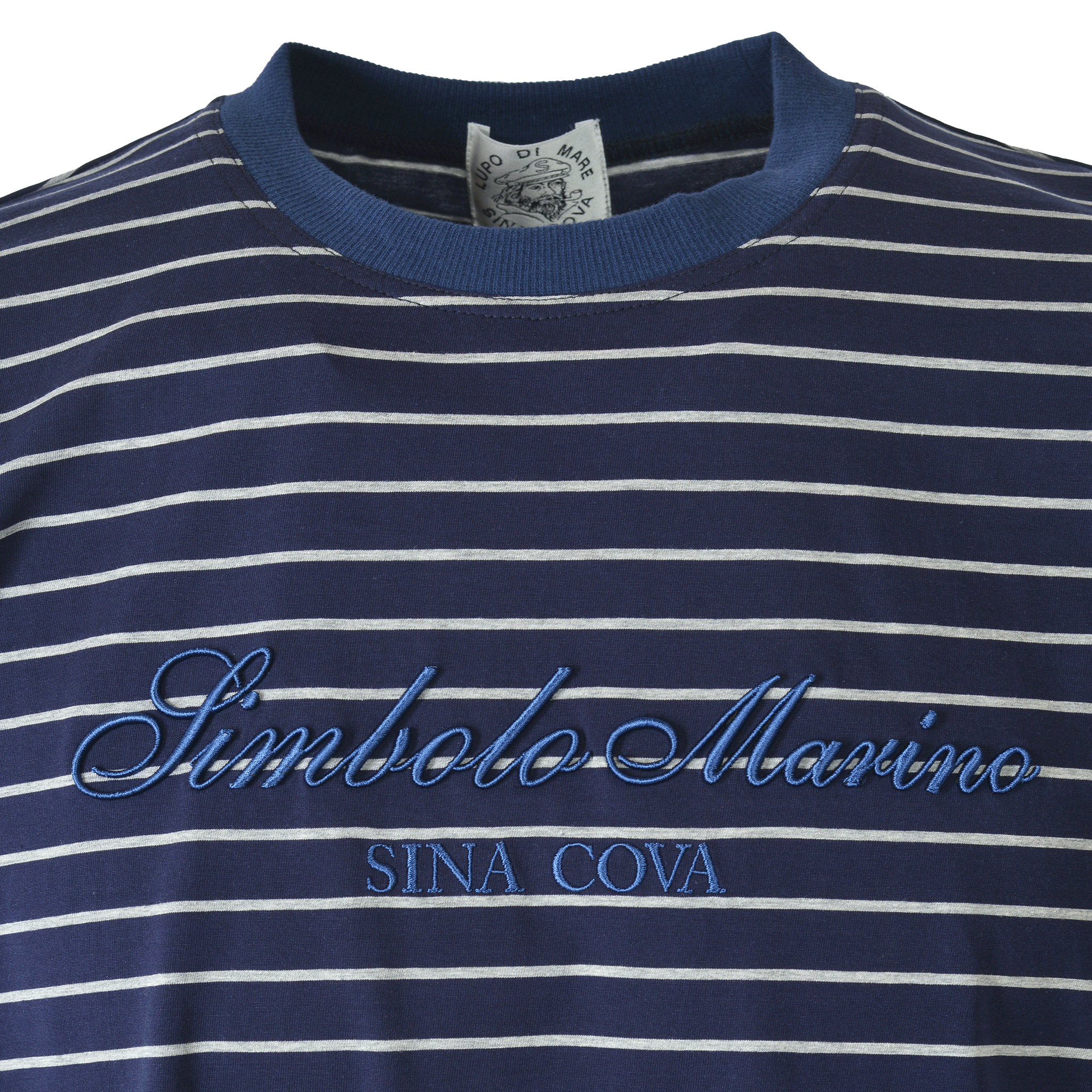 Striped drop shoulder T-shirt 26110570