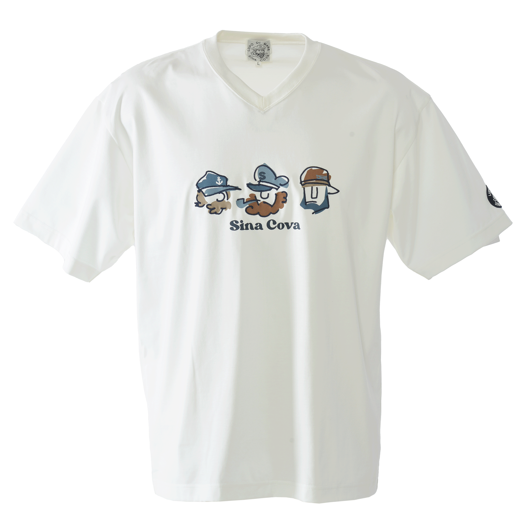 King Size V-Neck Short Sleeve T-Shirt 26120566