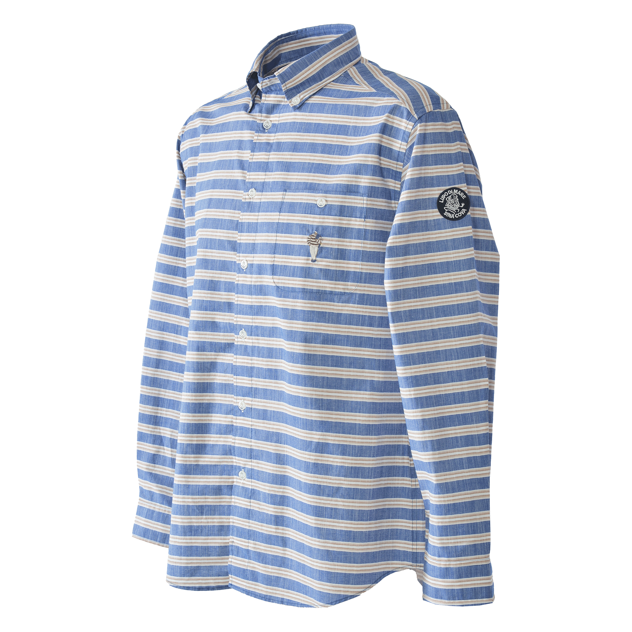 Long-sleeved button-down shirt 26124020