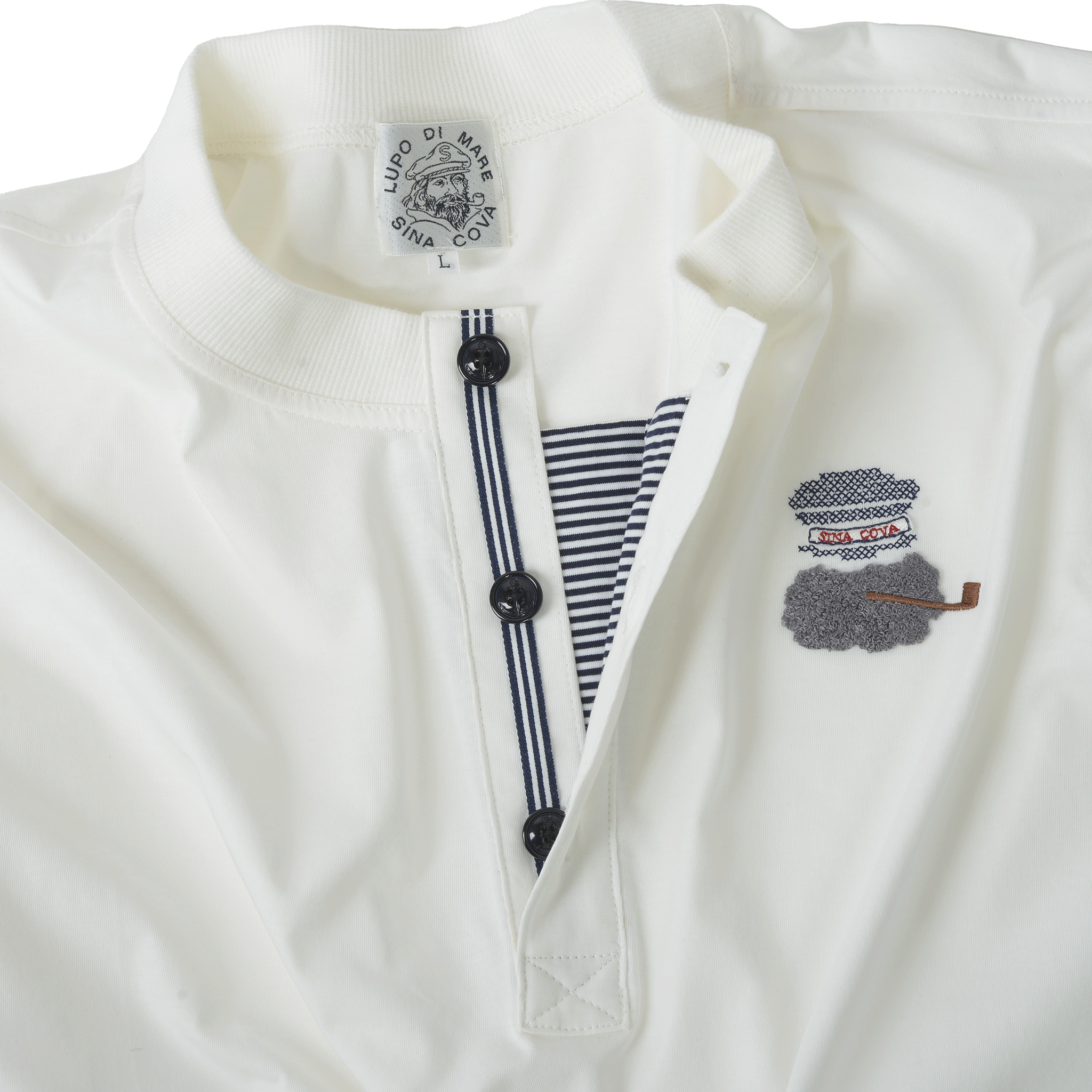 Henley neck short-sleeved T-shirt, unisex (unisex) 26110550