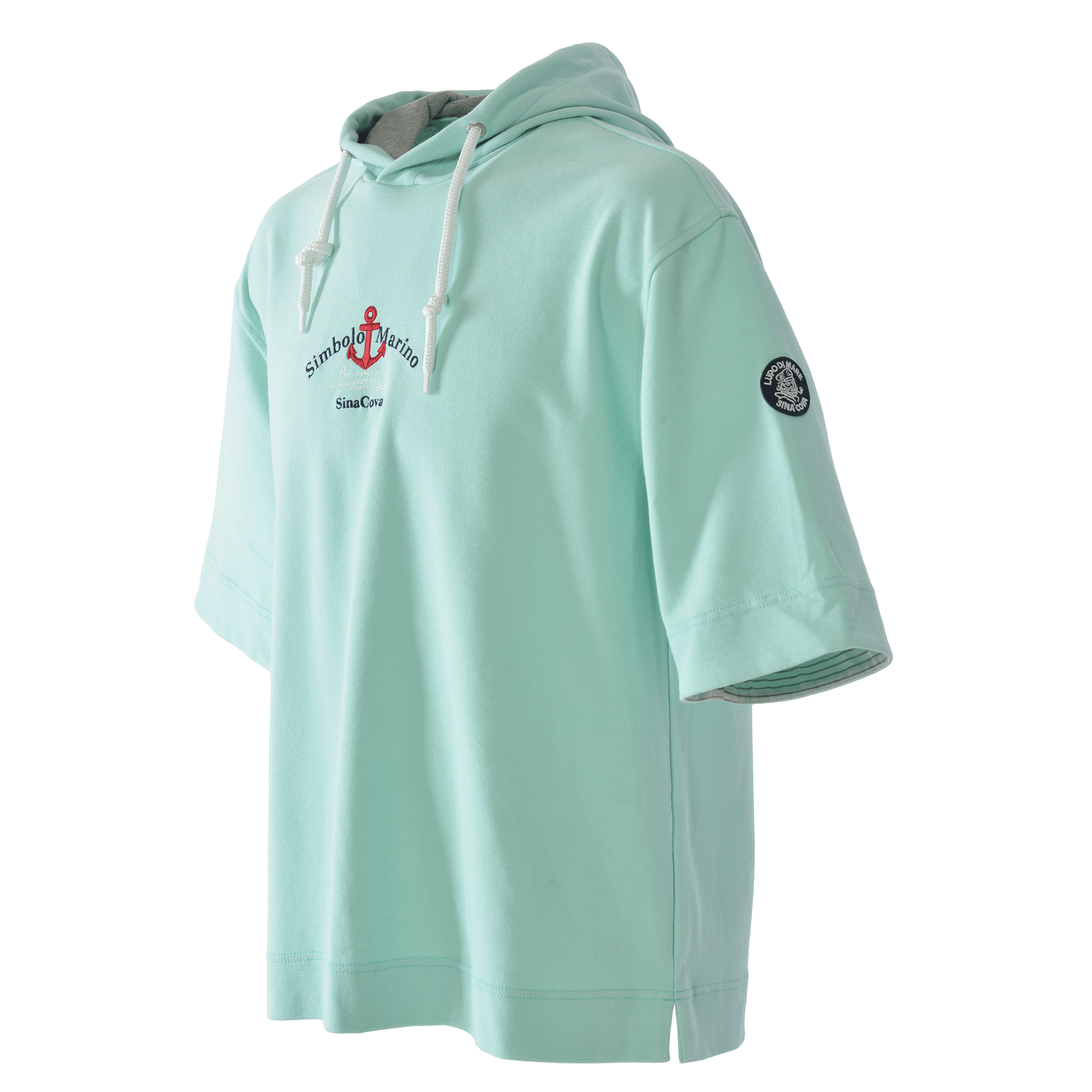 5分袖パーカー 26110520