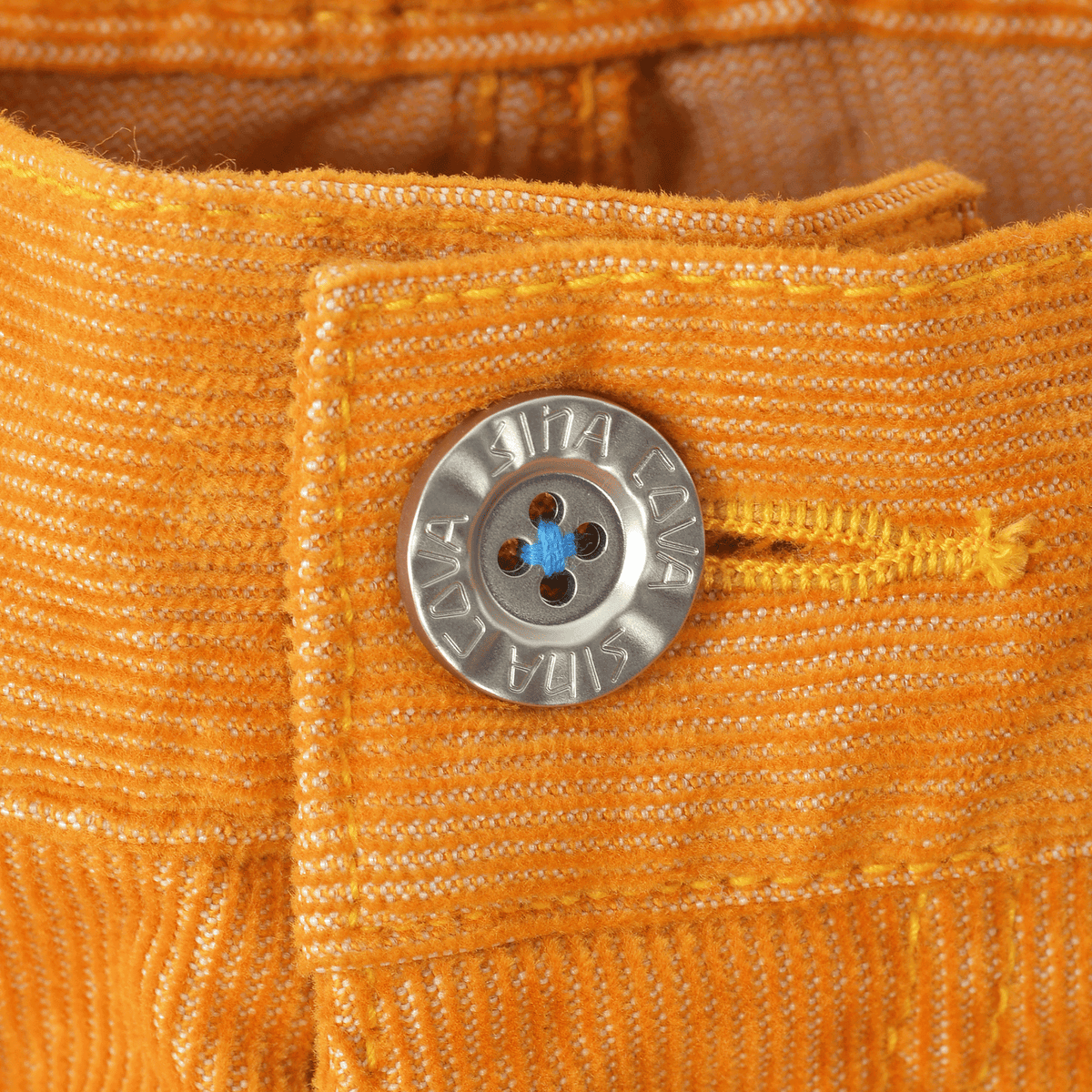 No-pleat tapered trousers