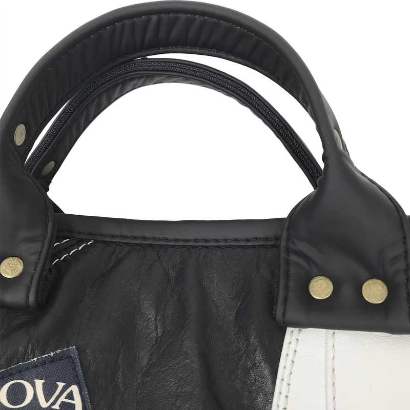 [Official] SINA COVA [One of a kind] Remade tote bag (leather) black x white 10070128