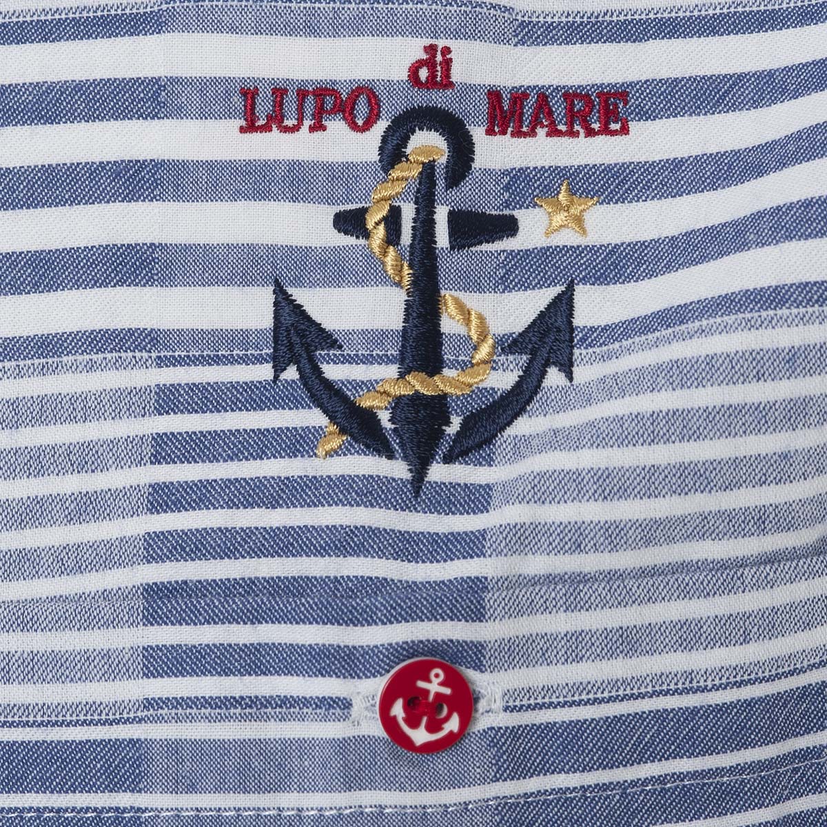 Short -sleeved button down shirt 20124540