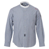 Band Collar Long Sleeve Shirt 21134011