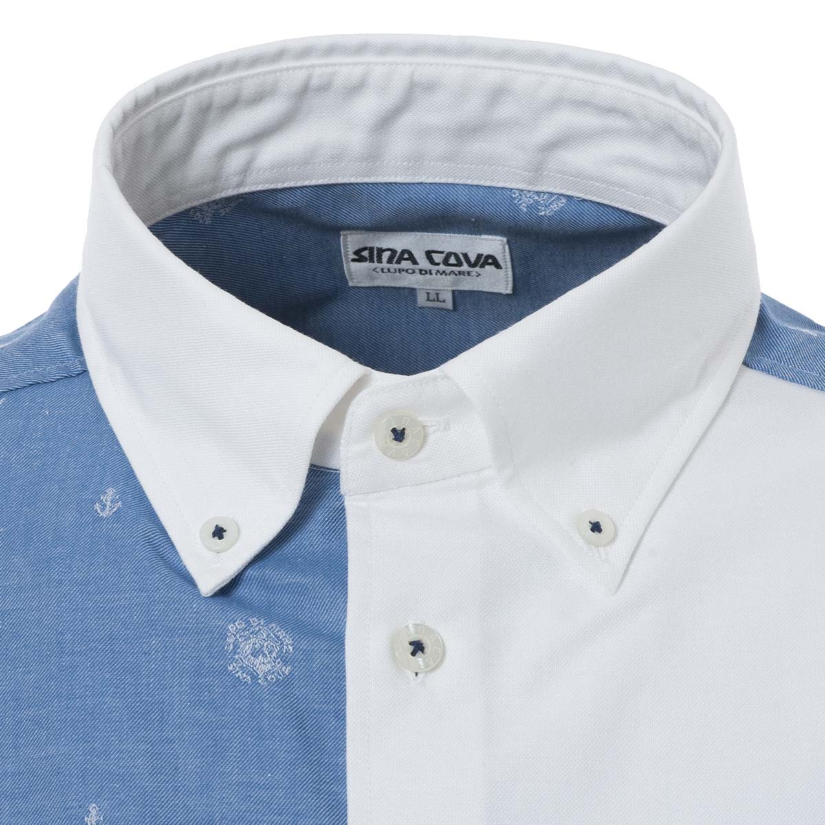 【アウトレット】長袖ボタンダウンシャツ　21224010