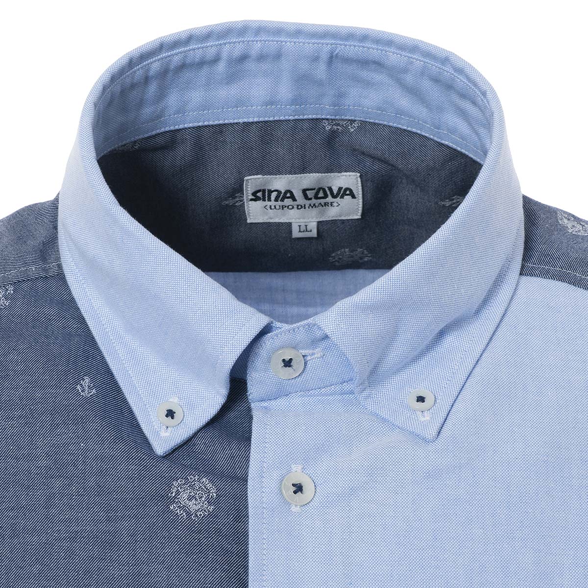 【アウトレット】長袖ボタンダウンシャツ　21224010